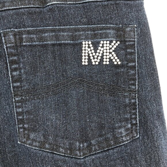Michael Kors Blue Wide-Leg Ankle Jeans | Regular Fit Size 8 - Picture 5 of 5